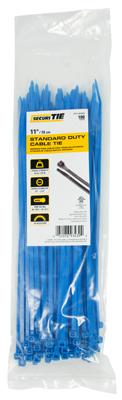 100PK 11" BLU STD Tie