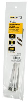 5PK 8" SS Narrow Tie