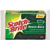 SPONGE SCRUB HEAVY DUTY 3PK