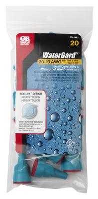 20PK BLU/BLK CONNECTOR