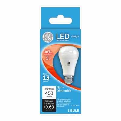 GE 5W Day A19 LED Bulb