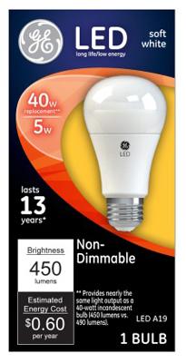 GE 9W SW A19 LED Bulb