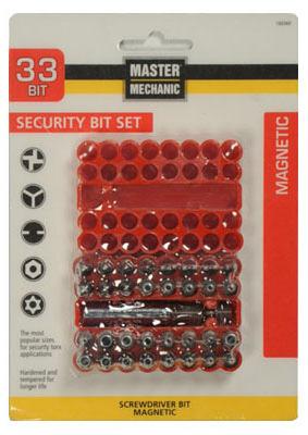 SECURITY BIT SET 33 PCS