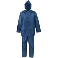 RAINSUIT POLYESTER BLUE 2PC L