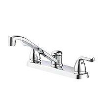 FAUCET KITCHEN 2H ML CHRM 8IN