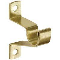 ROD BRACKET 7/16IN 3/4CL BRASS