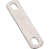PLATE U BOLT SQ STL 3/8X3IN ZN