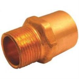 ADAPTER MALE COPPER 1/2X3/8
