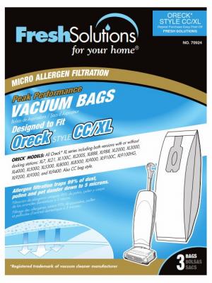 8PK ORECK XL VAC BAG