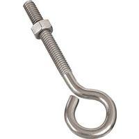EYE BOLT W/NUT 5/16X3-1/4IN SS