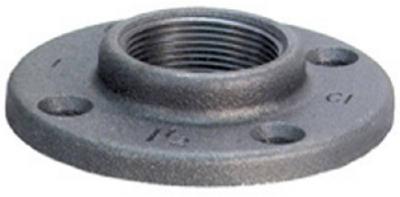 3/4 BLK FLR FLANGE