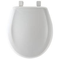 TOILET SEAT RND PLASTIC WHITE