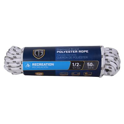 1/2"X50' POLY ROPE
