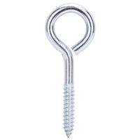 BOLT LAG EYE 3/8X5IN BRT ZN