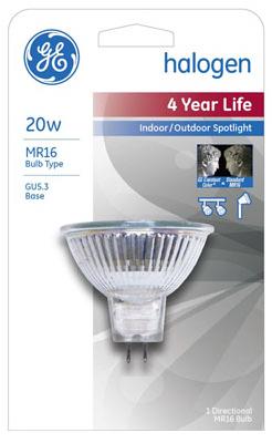 GE20W WW HALO FLD BULB