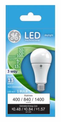 GE 4/9/13W DAY A19 BULB