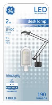 GE 2W WHT T3 G4 BULB