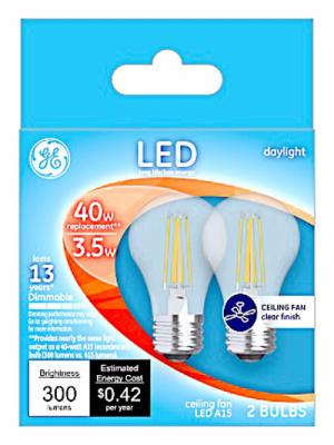 GE2PK 3.5W Day A15 Bulb