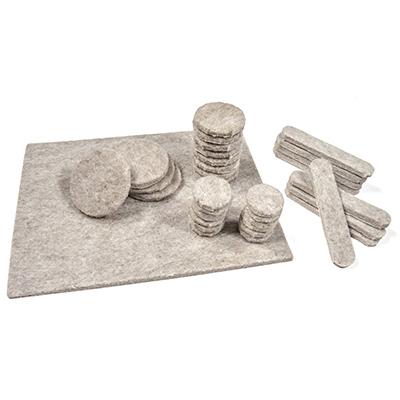 TG 33PK TAN FELT PADS