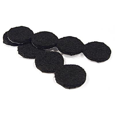 TG 16PK 1"BLK FELT PADS