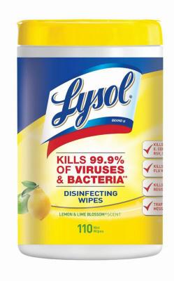 110CT LYSOL CITRUS WIPE