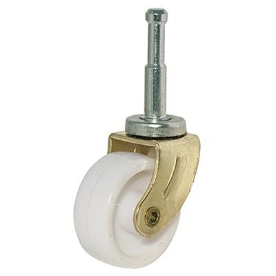 TG 2PK 1-5/8"WHT CASTER