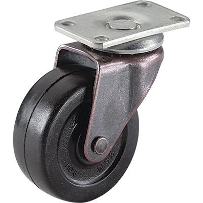TG 2PK 2"BLK WHL CASTER