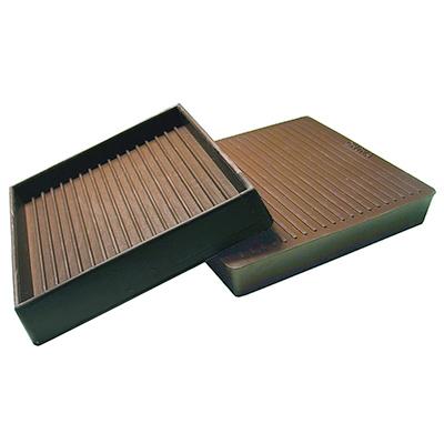 TG 2PK 3X3 BRN RUBB CUP