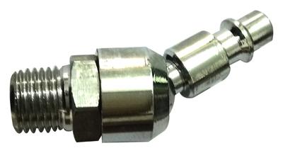 MM 1/4' MALE SWIV PLUG