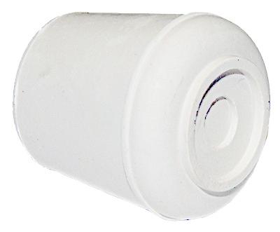 1" Off WHT Rubb Leg Tip