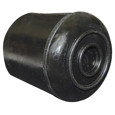 7/8" BLK Rubb Leg Tip