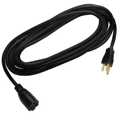 ME15' 16/3 BLK EXT CORD