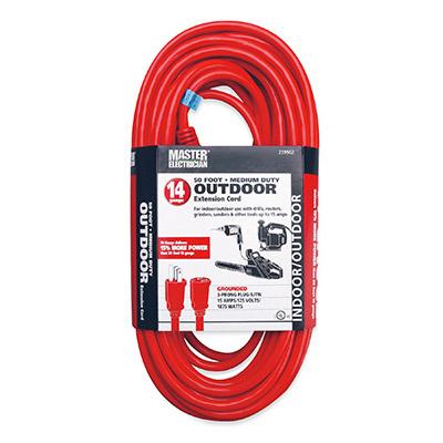 ME50' 14/3 RED EXT CORD