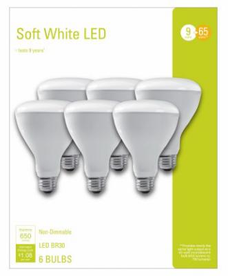 6PK SW BR30 FLD BULB