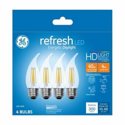 GE 4PK 4W Day Ref Bulb