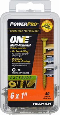 40PK 6X1 FH EXT SCREW