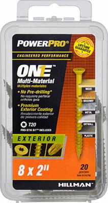 20PK 8X2 FH EXT SCREW