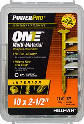 68PK10X2.5 WH INT SCREW