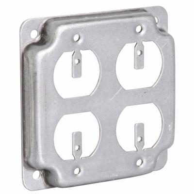 4"SQ DPLX 1/2Rise Cover