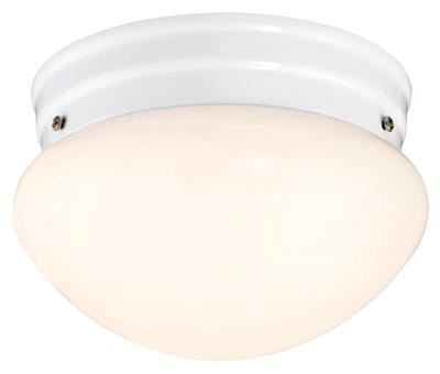 7-1/4" WHT CEIL FIXTURE