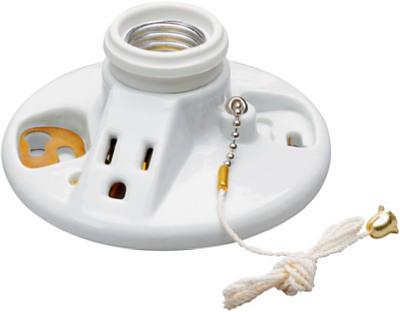 WHT LAMPHOLDER/OUTLET