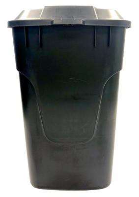45GAL BLK TRASH CART