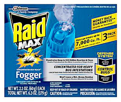 3PK RAID MAX FOGGER