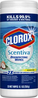 33CT CLOROX COCO WIPES