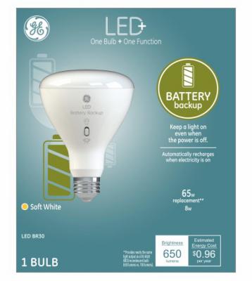 GE8W SW Batt Back Bulb
