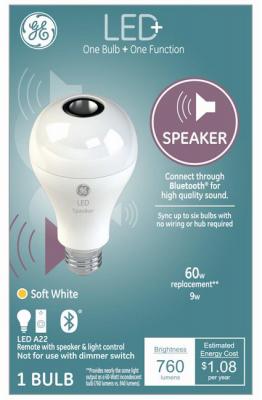 GE 9W SW A21 SPEAK BULB
