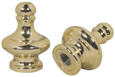 2PK BRS FINISH FINIAL