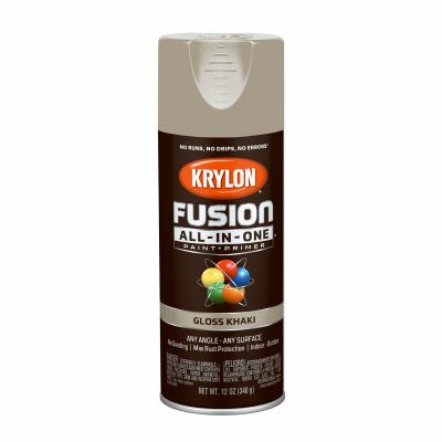 12OZ KHAKI GLS PAINT