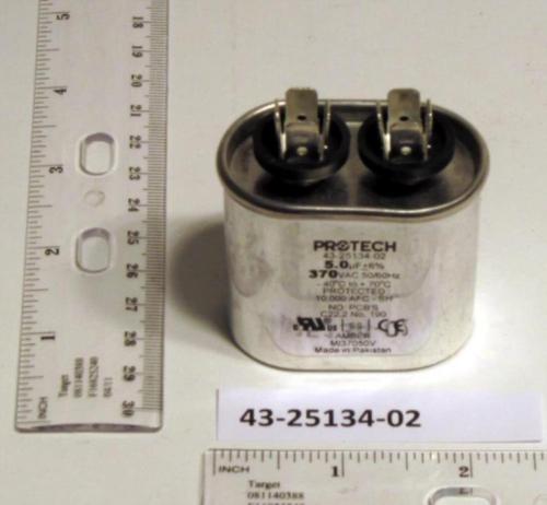 RHE43-25134-02 CAPACITOR - 5/370 SINGLE OVAL