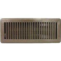 REGISTER FLOOR 4X12IN BRN